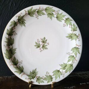 Franconia-Krautheim Porcelain "Sycamore" Dinner Plate Leaf Pattern Fall Dining